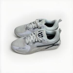 Jordan Heir PF Women's Size 11 (Triple White Low Grip Sneakers FZ2473-110)